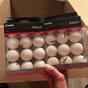 New - Franklin 24 ping pong balls
