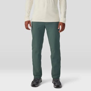 Mountain Hardwear Yumalina Pants Men 44 Green Stretch Straight Leg Hiking QLW433