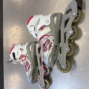 Used Bladerunner PHOENIX G Junior Rec Fitness Skates White Adjustable 11339-S000190954