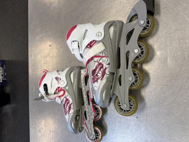 Used Bladerunner PHOENIX G Junior Rec Fitness Skates White Adjustable 11339-S000190954