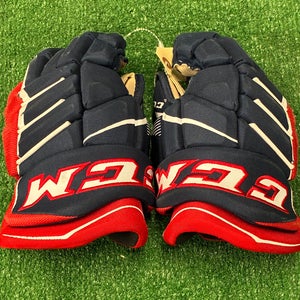 Blue Junior CCM JetSpeed FT370 Gloves 12" (Used)