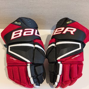 Bauer Vapor Hyperlite Gloves 13" Red/Black (Used)