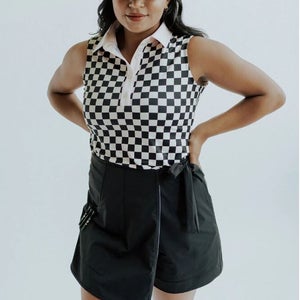 Fore All Golf Womens Hamptons Wrap Skort Skirt Size: XL Color: Black NEW!