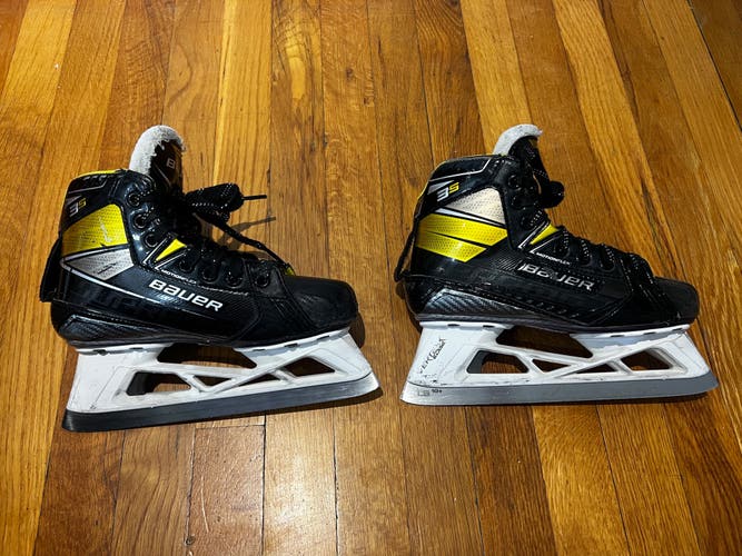 Bauer Supreme 3S Hockey Goalie Skates Size 3 (regular D width)