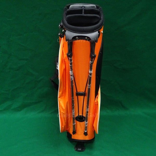 NEW Frogger Function fx Orange/Black 6-Way Golf Stand Bag w/ Raincover