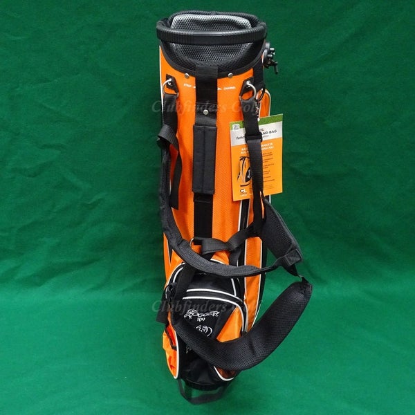 NEW Frogger Function fx Orange/Black 6-Way Golf Stand Bag w/ Raincover