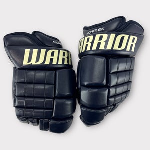 Pro Stock New 14" Warrior Franchise Mega Pittsburgh Penguins Winter Classic Hockey Gloves MIC