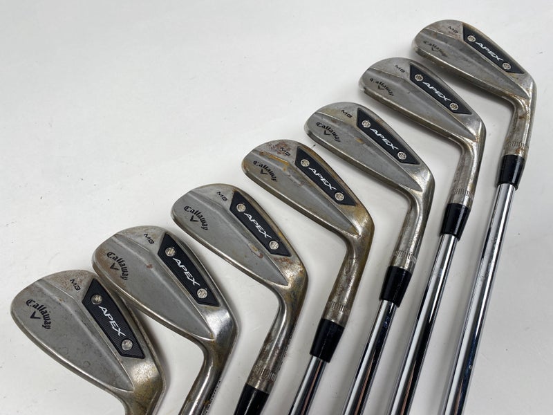 Callaway Apex MB Raw 24 Iron Set 4-PW NS Pro Modus 3 Tour 115 Extra Stiff RH