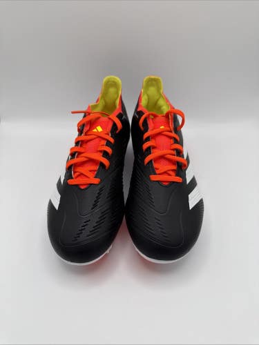 Adidas Predator League FG Soccer Cleats Black Orange Mens Size 5.5 NEW