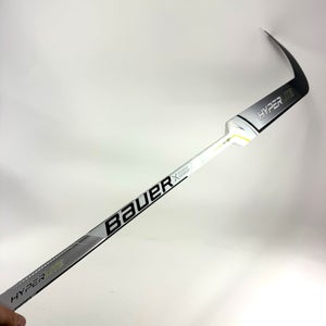 New Full Right Grey/Gold Bauer Vapor Hyperlite Goalie Stick | P31 Curve 26" Paddle Grip | D258