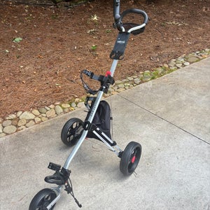 CaddyTek 3 Wheel Golf Push Cart - Unisex (Used)
