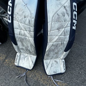 34"  2023 CCM Eflex 6 Goalie Leg Pads Pro Stock (Used)