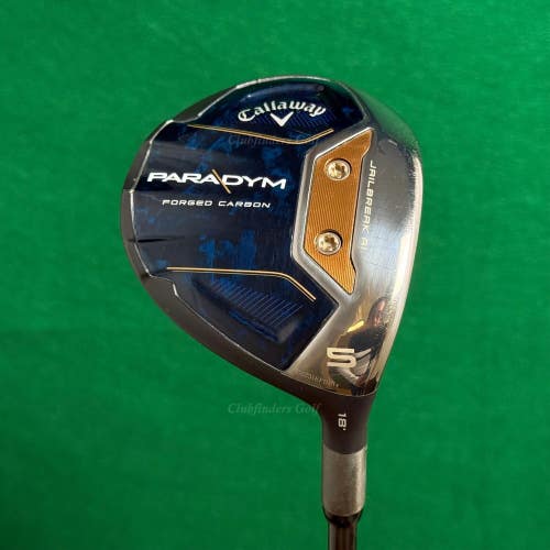 Callaway Paradym 18 Fairway 5 Wood Mitsubishi C6 Red 40-A Graphite Seniors w/HC
