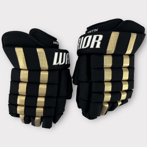 Pro Stock New 15" Warrior Franchise Pittsburgh Penguins Hockey Gloves MIC
