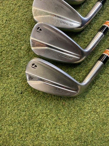 Used LH TaylorMade P790 Forged Iron Set 5-PW-GW True Temper AMT Red S300 Steel