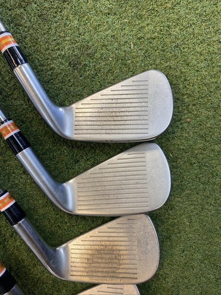 Used LH TaylorMade P790 Forged Iron Set 5-PW-GW True Temper AMT Red S300 Steel