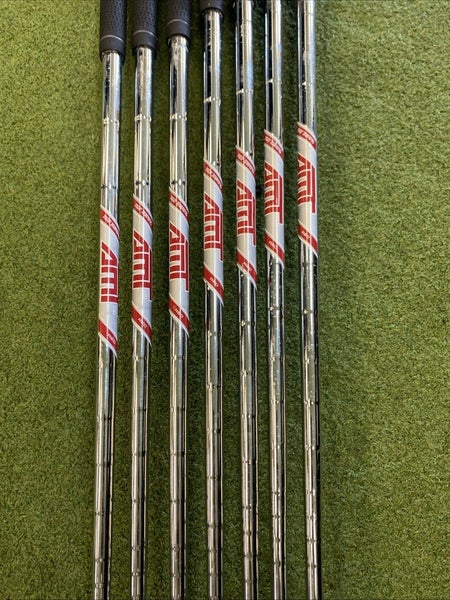 Used LH TaylorMade P790 Forged Iron Set 5-PW-GW True Temper AMT Red S300 Steel