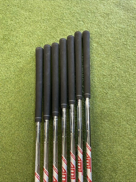 Used LH TaylorMade P790 Forged Iron Set 5-PW-GW True Temper AMT Red S300 Steel
