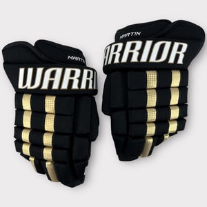 Pro Stock New 15" Warrior Franchise Pittsburgh Penguins Hockey Gloves MIC