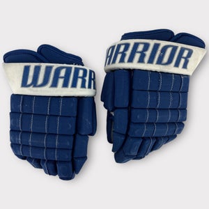 Pro Stock Used 14" Warrior Franchise Toronto Maple Leafs Hockey Gloves MIC