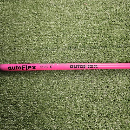 Dumina Auto Flex SF505x Pink Green Stiff Flex Driver Shaft Titleist Adapter