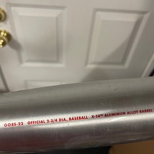 2022 DeMarini The Goods One Piece Alloy USSSA Certified Bat (-8)  22 oz 30" (Used)