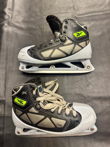 Reebok 3K Hockey Goalie Skates Regular Width 8 (Used)