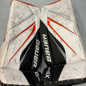 White 30" Intermediate Bauer Vapor X5 Pro Goalie Leg Pads