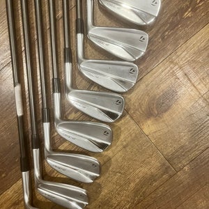 Men's 2021 TaylorMade P790 2021 Right Handed Iron Set Stiff Flex  Graphite Shaft (Used)