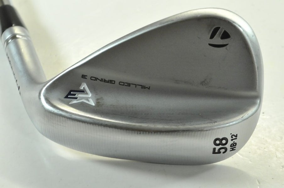 TaylorMade Milled Grind 3 Raw 58*-12 Wedge Right NS Pro Zelos 7 Steel # 189328