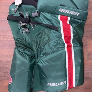Green Senior Large Bauer Supreme Hockey Pants (New)