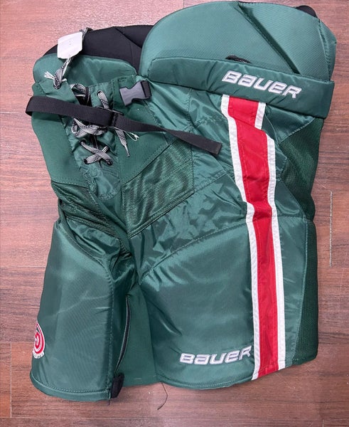 Green Senior Large Bauer Supreme Hockey Pants (New)