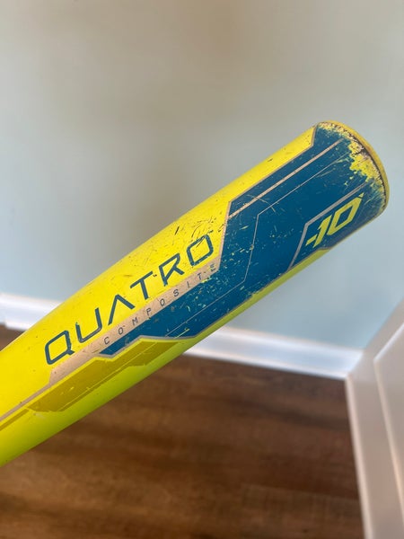 Rawlings Quatro Composite USABat Certified Bat (-10) 19 oz 29" (Used)