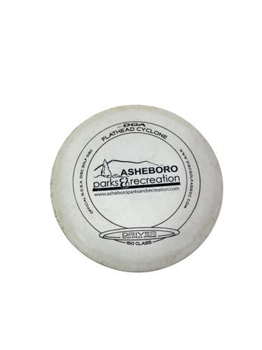 Used DGA FLATHEAD CYCLONE Disc Golf Driver White 150g 11347-S000249883