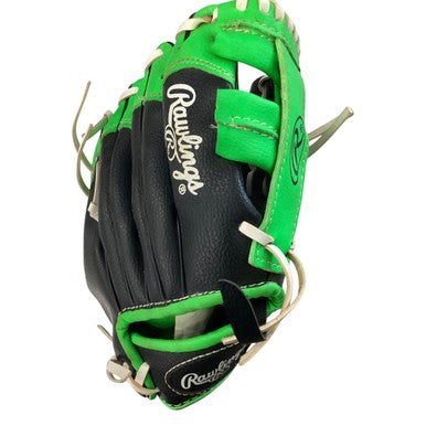 Used Rawlings PLAYER SERIES BB/SB Glove T-ball Green 9" 11760-S000077670