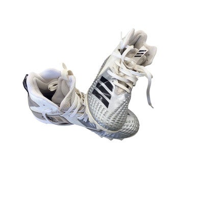 Used Adidas Jr FB Cleats Grey Junior 04.5 11760-S000077655