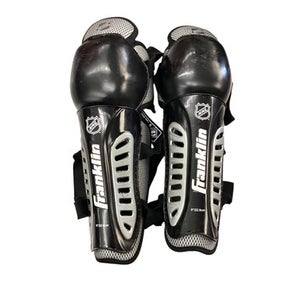 Used Franklin NHL SHIN GUARDS Youth Shin Guards Black 9" 11760-S000077610