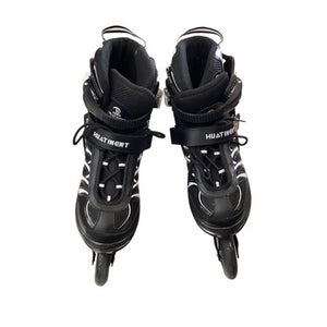 Used HUATINENT ROLLER BLADES Junior Rec Fitness Skates Black Adjustable 11760-S000077609