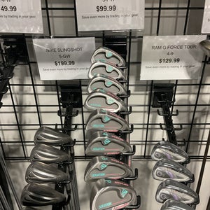 Used Dunlop SOLUTION LADIES Womens Iron Set RH 3I-PW 11834-S000036349