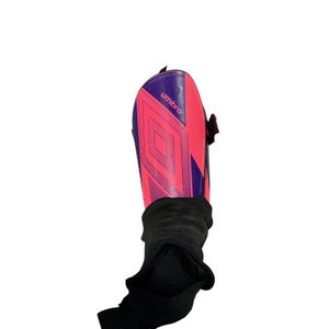 Used Umbro Soccer Shin Guards Junior Pink MD 11834-S000036419