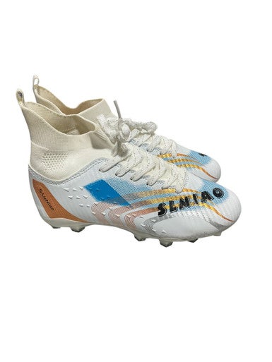 Used Jr FB Cleats White Junior 04 11834-S000036498