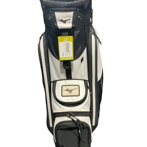 Used Mizuno BLK/WHT CART BAG Mens Cart Bag Black 11834-S000036527