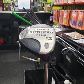 Used Callaway BIG BERTHA STEELHEAD PLUS Mens Fairway Wood RH 3 Wood 11849-S000029030