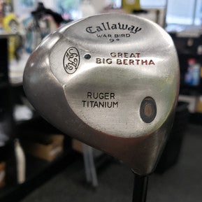 Used Callaway WAR BIRD GREAT BIG BERTHA Mens Driver RH 9.0 Degree 11849-S000029028