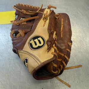 Used Wilson YAK PRO SOFT BB/SB Glove RH Throw Brown 11 1/2" 11339-S000191004