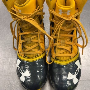 Used Under Armour Adult FB Cleats Yellow Senior 4 11339-S000184242