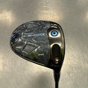 Used Callaway PARADYM AI SMOKE Mens Driver RH Black 9.0 Degree 11339-S000183558