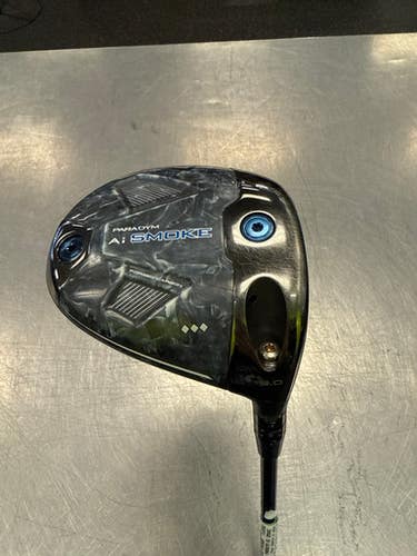Used Callaway PARADYM AI SMOKE Mens Driver RH Black 9.0 Degree 11339-S000183558