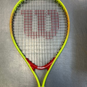 Used Wilson FEDERER Junior Tennis Racquet Yellow 19" 11339-S000189074