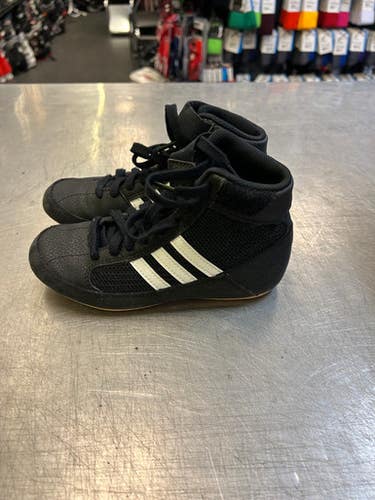 Used Adidas Wrestling Shoes Black Youth 13.0 11339-S000186720